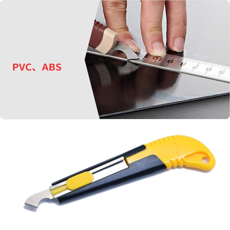 YouU 1pcs Acrylic Cutter and 10 Pcs Blade Set with Mini Box,Multi-Use Cutter with Cutting Blade/1pcs Tungsten Carbide Scribe and Etching Penï¼ˆSilverï¼‰ - Image 4